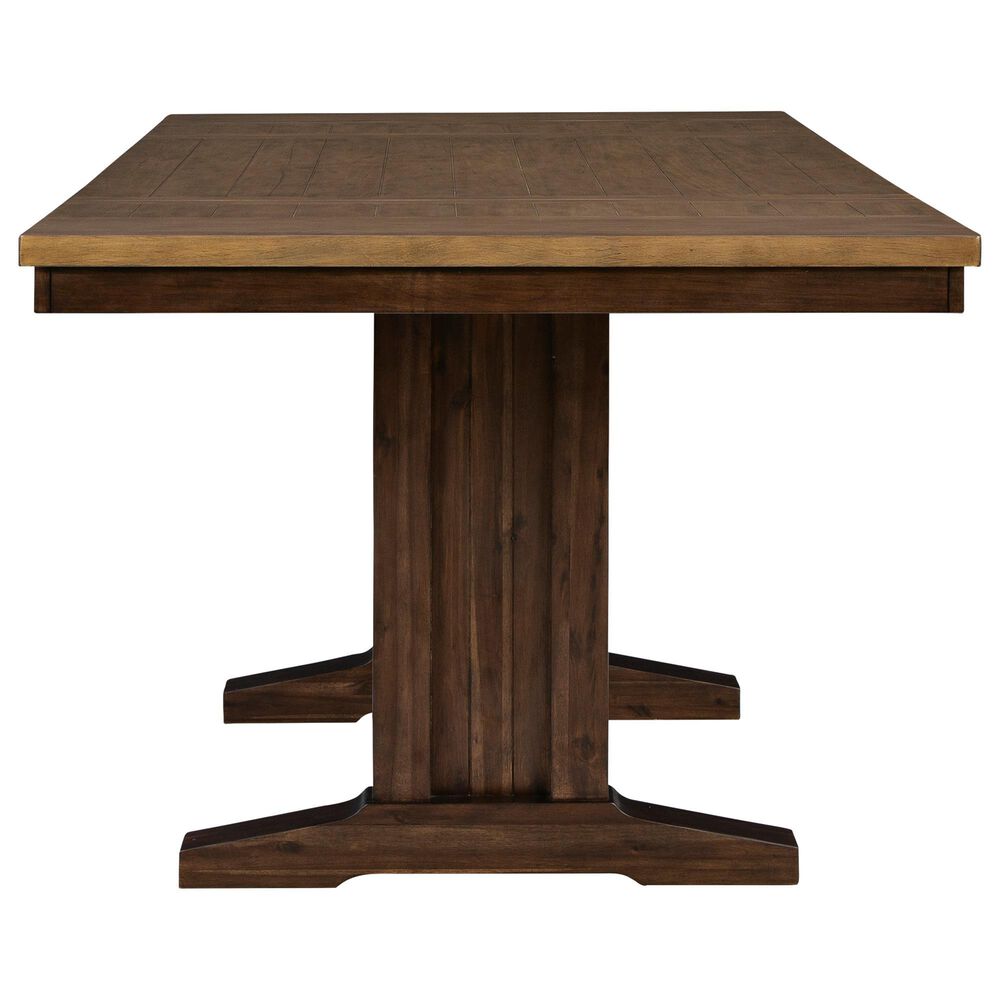 Ashley Rylandeen 62"-86" Dining Table in Light Brown and Dark Brown - Table Only, , large