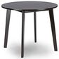 Baxton Studio Debbie Dining Table in Dark Brown - Table Only, , large