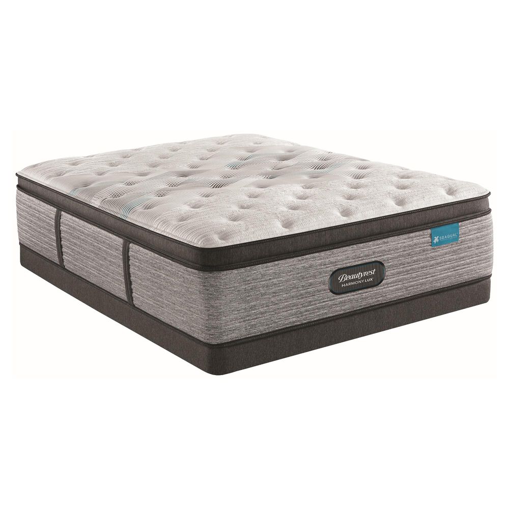 Beautyrest Carbon Series Harmony Lux Medium Pillow Top Queen Mattress with Low Profile Box Spring, , large