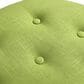 Jennifer Taylor Home Yolanda Standard Ottoman in Bright Chartreuse and Ivory, , large
