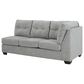 Signature Design by Ashley Falkirk 2-Piece Left Facing Sleeper Sectional with Chaise in Steel, , large
