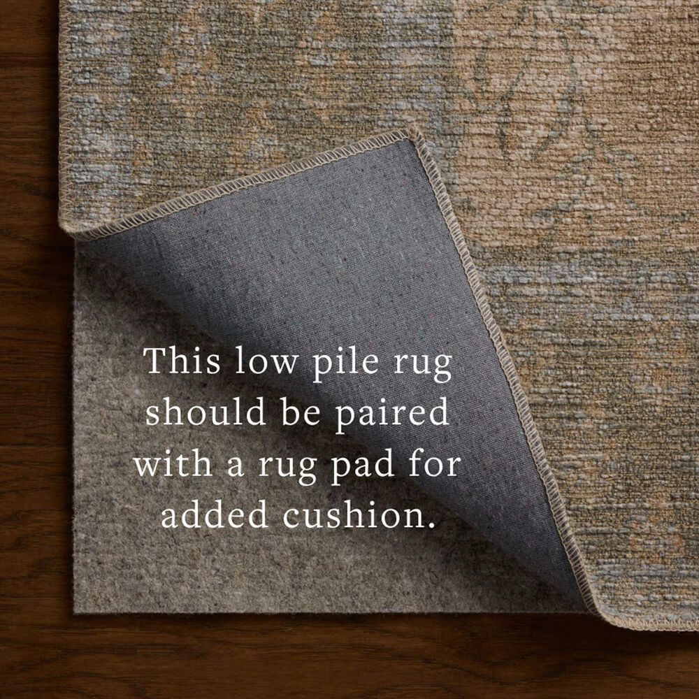 Rifle Paper Co. x Loloi Edinburgh Sand and Green 2'3" x 3'9" Area Rug, , large