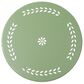 Hearth and Haven Lourdes 3-Piece Iron Bistro Set in Green, , large
