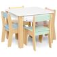 Delta Children GapKids 5-Piece Table and Chair Set with Paper Roll Holder in Pastel, , large
