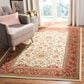Safavieh Lyndhurst LNH212 6" x 9" Ivory and Rust Area Rug, , large