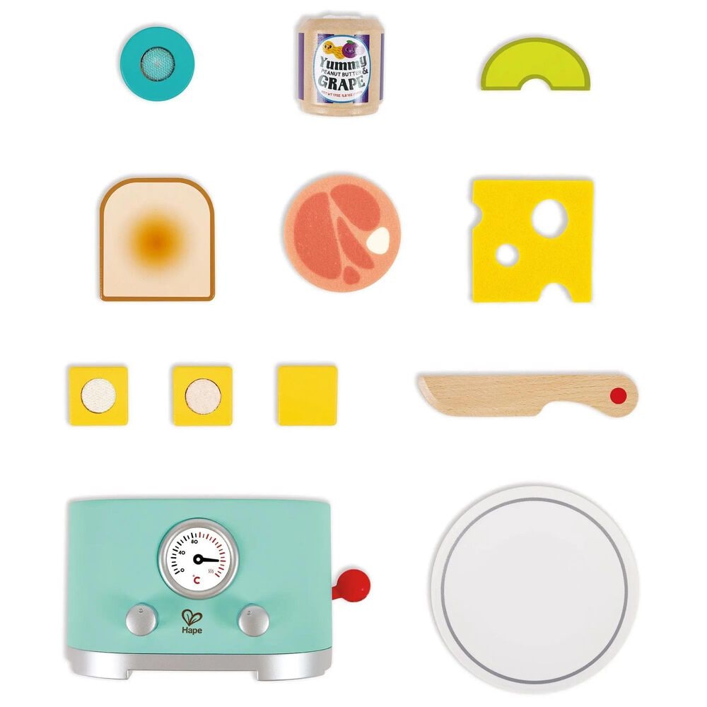 Hape Toys Ding and Pop-Up Toaster in Multicolor, , large