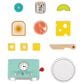Hape Toys Ding and Pop-Up Toaster in Multicolor, , large