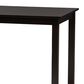 Baxton Studio Evelin Dining Table in Espresso Brown - Table Only, , large