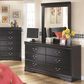 Ashley Huey Vineyard Dresser and Mirror in Black, , large