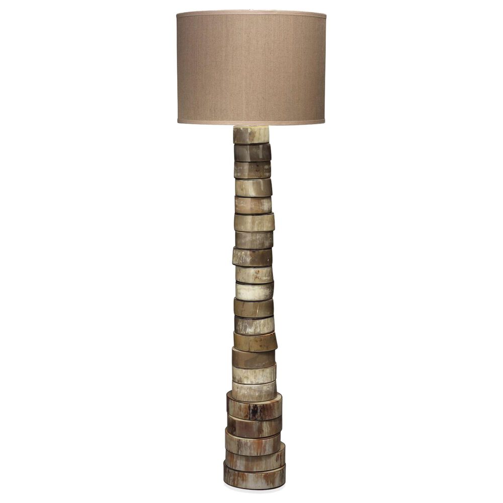 JYC Stacked Horn Floor Lamp in Brown, Grey and Cream, , large
