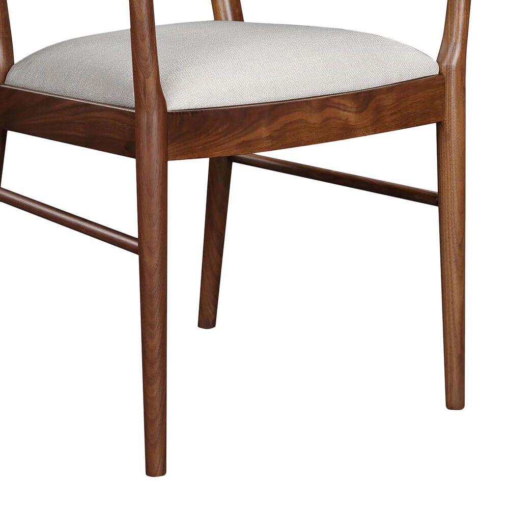 Stickley Furniture Walnut Grove Arm Chair in Warm Brown, , large