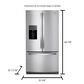 Whirlpool 27 Cu. Ft. 36" Wide French Door Refrigerator in Fingerprint Resistant Stainless Steel  with Dual Icemaker, , large