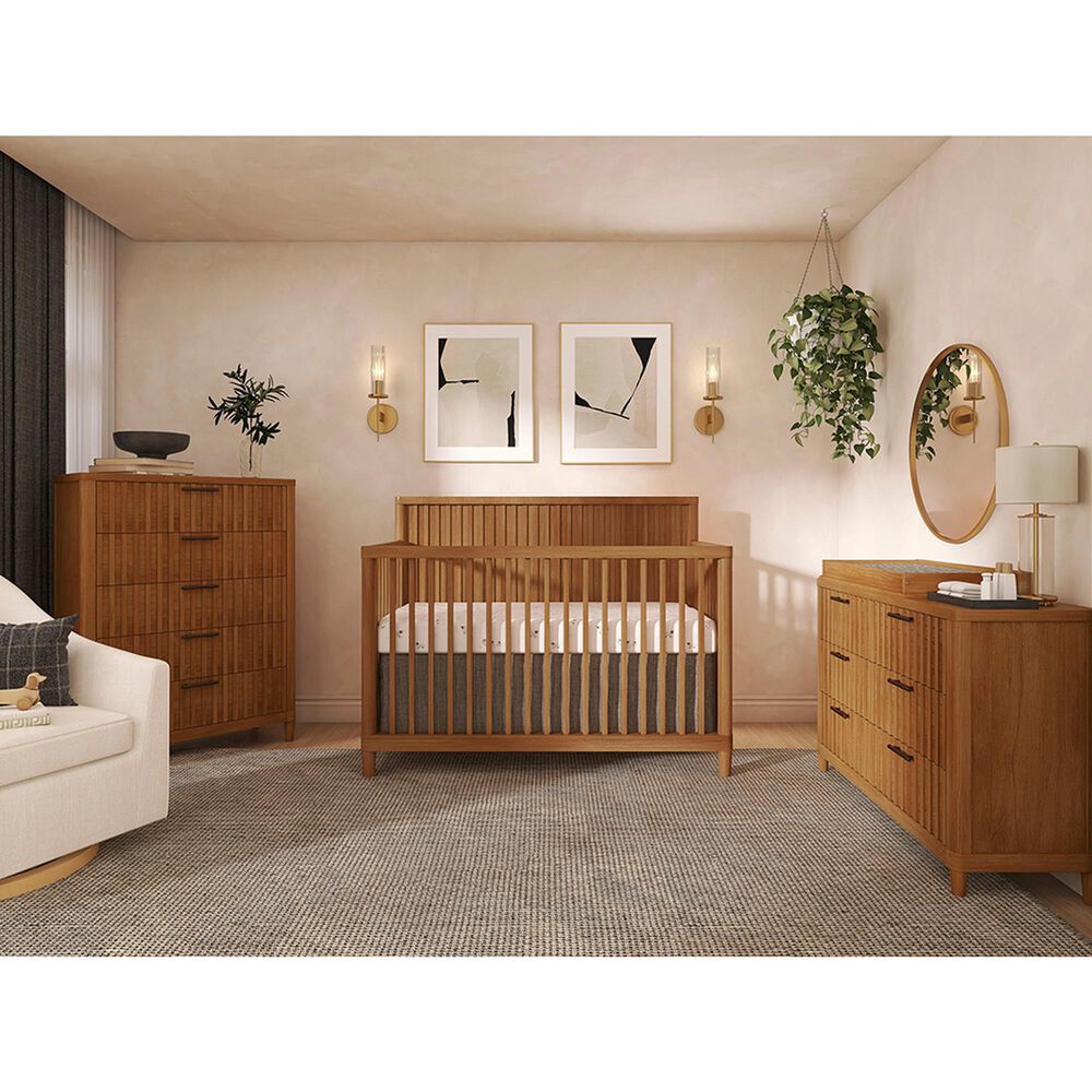 Evolur Flynn 2-Piece Crib and Dresser in Sedona, , large