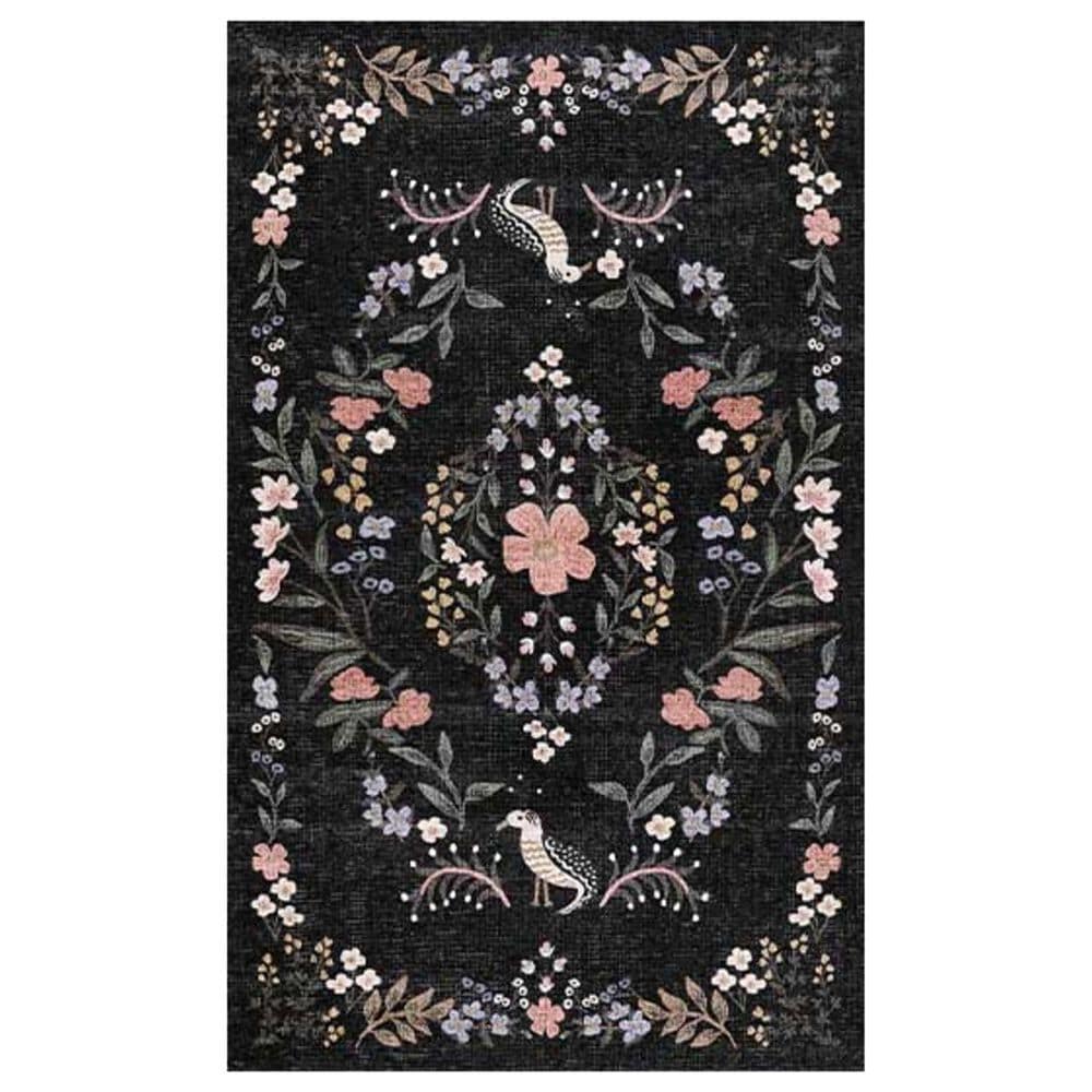 Rifle Paper Co. x Loloi Maison 2"3" x 3"9" Tuileries Black Area Rug, , large