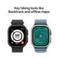 Apple Watch Ultra 3 (GPS+Cellular) 49mm Natural Titanium Case with Anchor Blue Ocean Band - Natural - (2025)(Pre-Order), , large