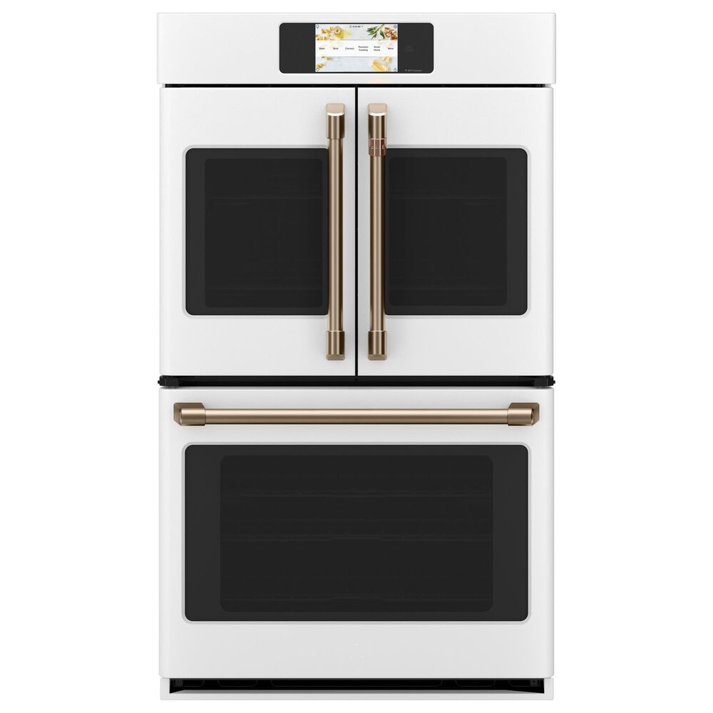 Cafe 30" French-Door Double Wall Oven in Matte White, , large