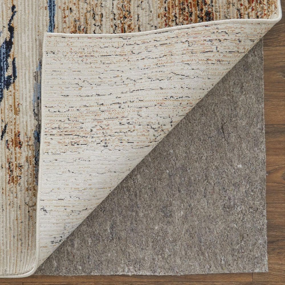 Feizy Sonora 6&#39;7&quot; x 9&#39;6&quot; Ivory and Blue Area Rug, , large