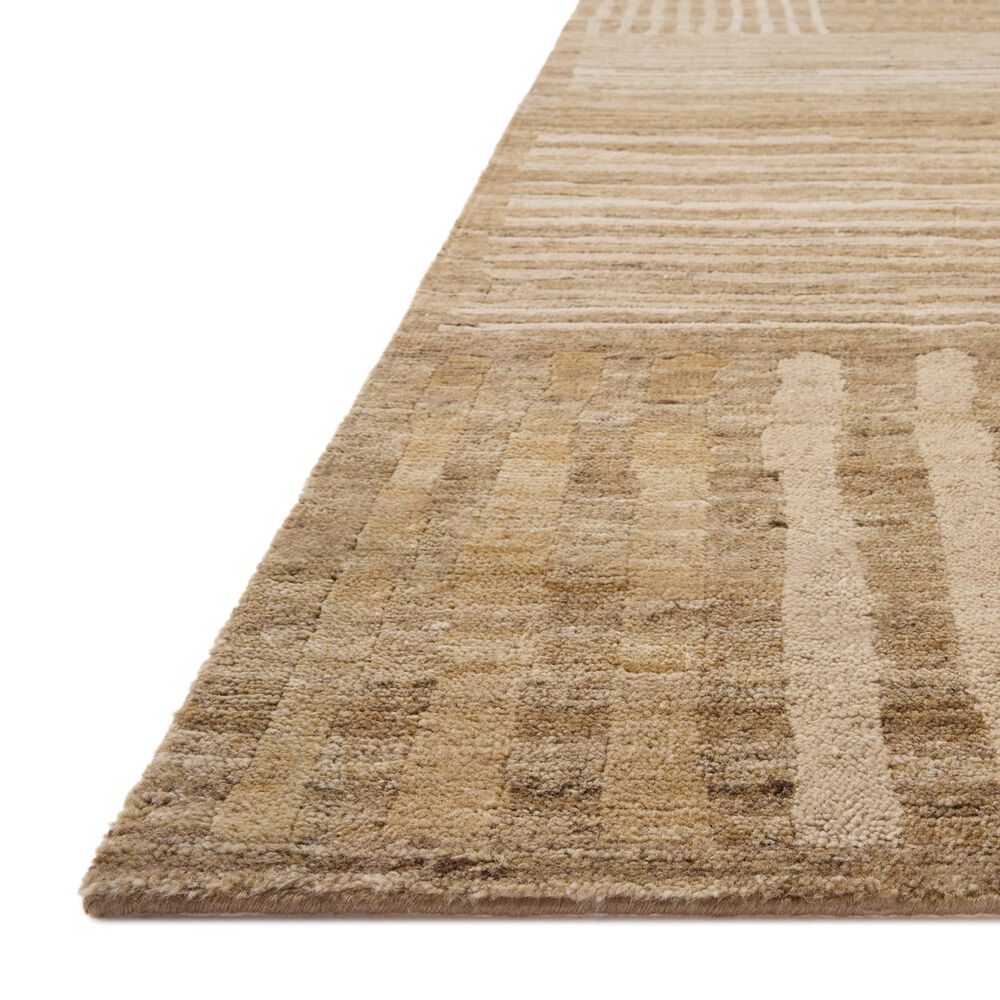 Loloi Nara Wheat and Natural 7'9" x 9'9" Area Rug, , large