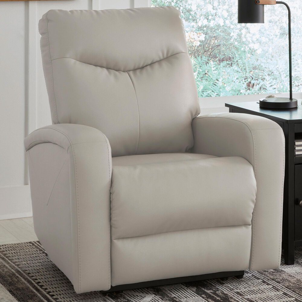 Ashley Ryversans Power Recliner in Dove Gray, , large