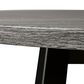 Signature Design by Ashley Centiar Round Dining Table in Black and Dark Charcoal, , large