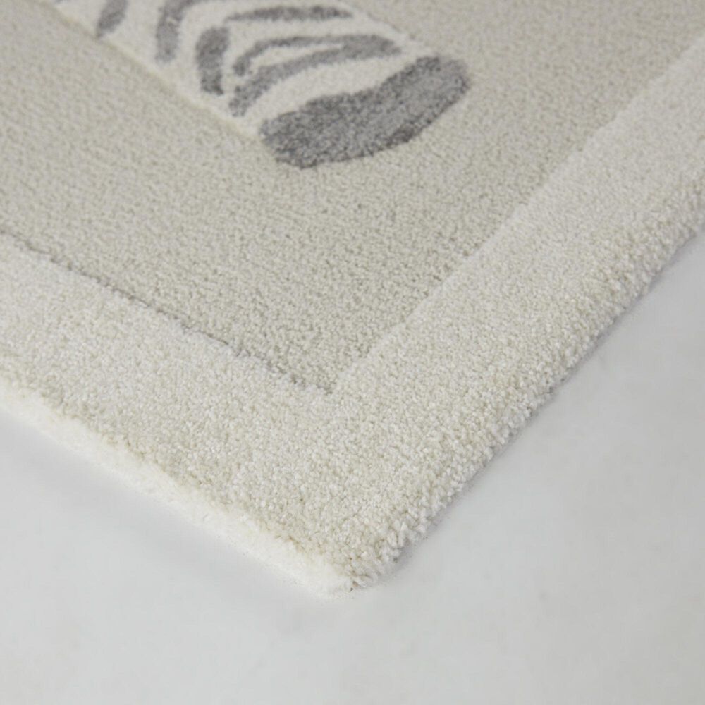 Balta Rugs Zebby 5&#39;3&quot; x 7&#39; Cream Kids Area Rug, , large
