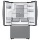 Samsung 25 Cu. Ft. 3-Door French Door Refrigerator with Family Hub in Stainless Steel, , large