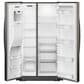 Whirlpool 20.85 Cu. Ft. Counter Depth Freestanding Side by Side Refrigerator in Black Stainless, , large