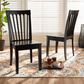 Baxton Studio Minette Side Chair in Dark Brown (Set of 2), , large