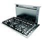 Viking Range 30" Rear Downdraft with Controls on Front in Stainless Steel, , large