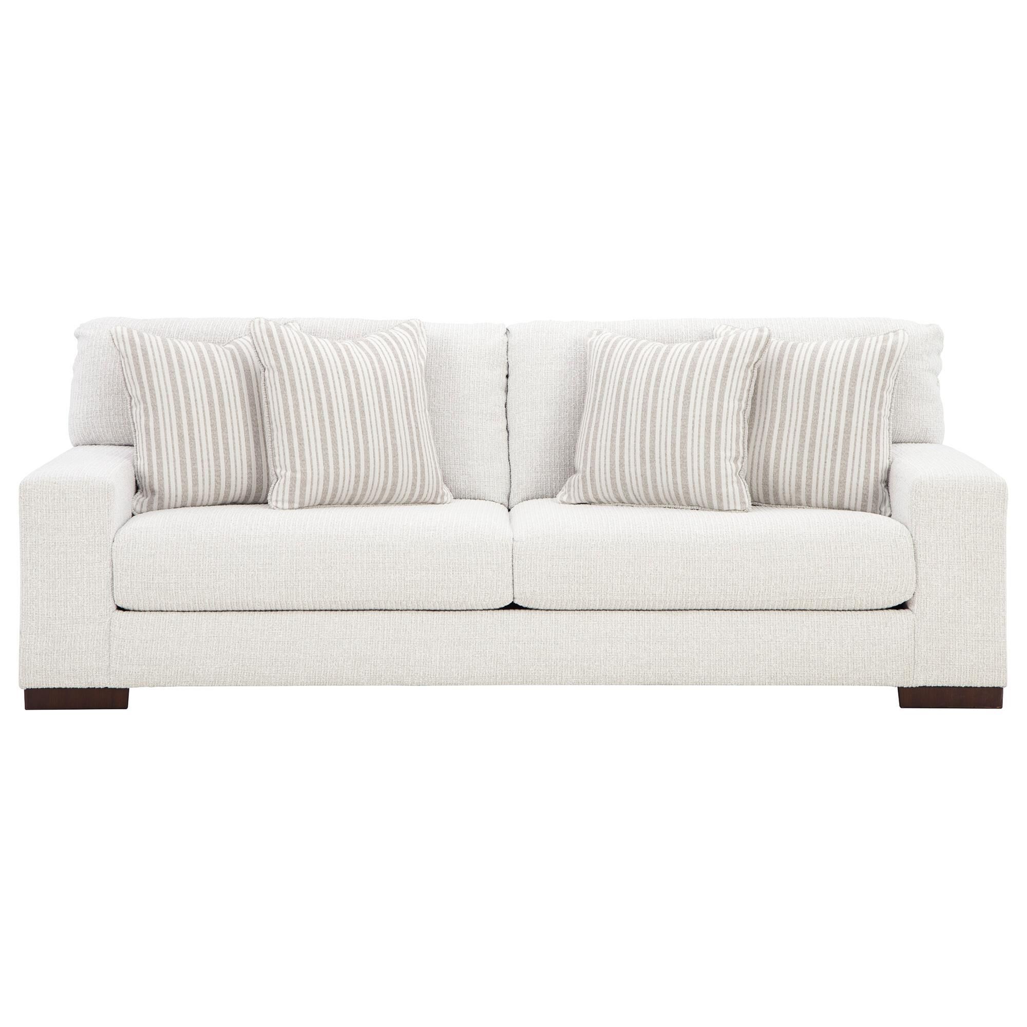 Ashley Hartside Stationary Sofa in Frosted with Next-Gen Nuvella