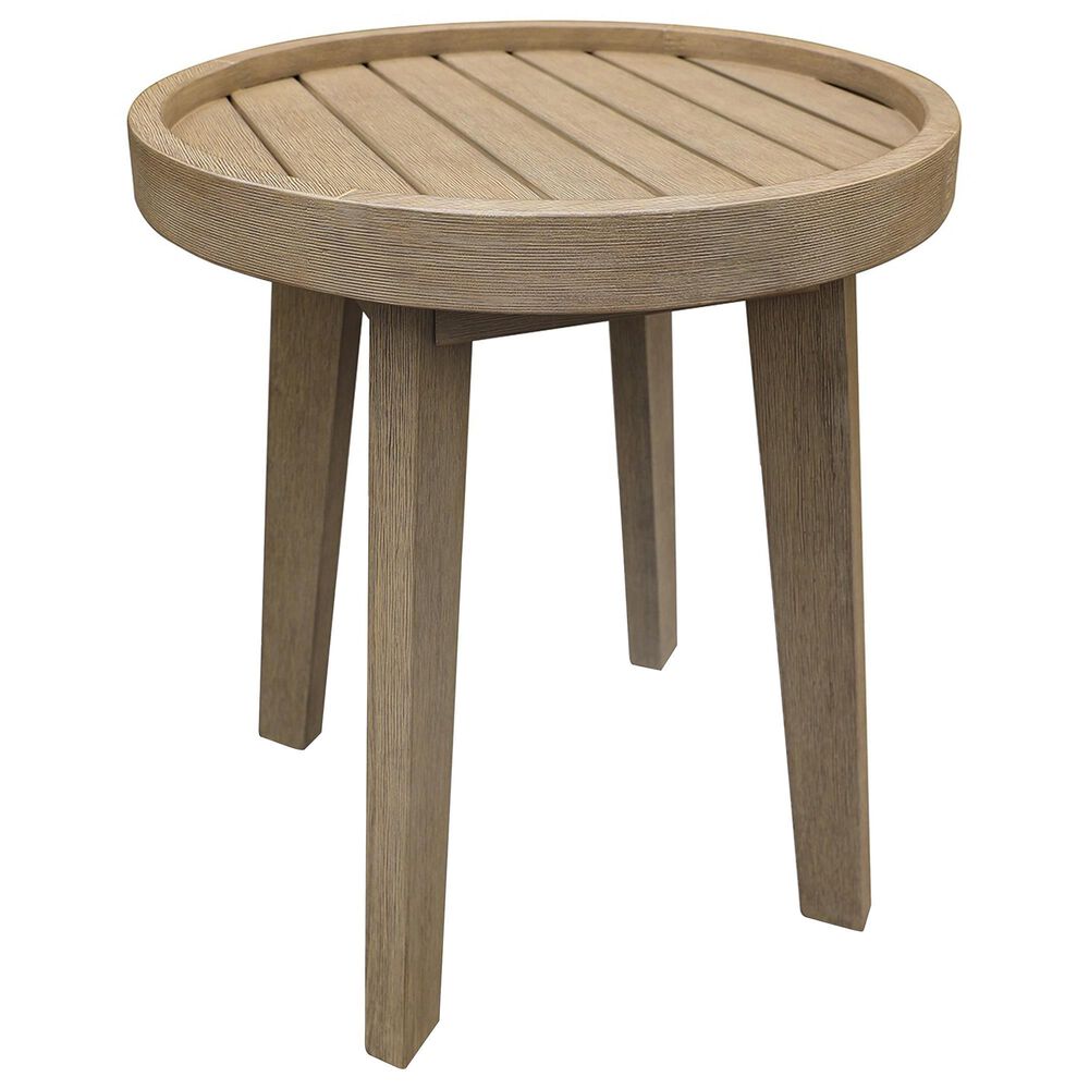 Marina Sun Outdoor End Table - Beige Marina Sun Outdoor End Table - Beige