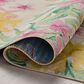 Loloi Botanical Ivory and Sunrise 10"6" x 13"9" Indoor/Outdoor Area Rug, , large