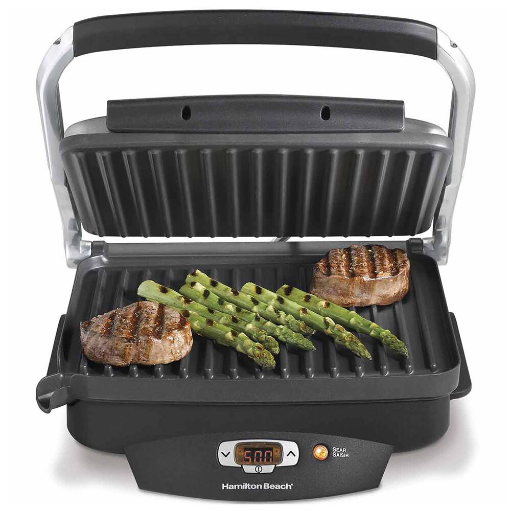 Hamilton Beach Super Sear Indoor Grill in Black, , large