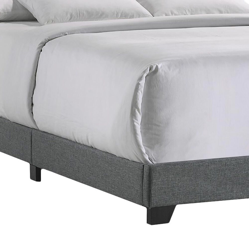 Hawthorne Furniture Addyson Upholstered Queen Bed in Gunmetal, , large