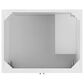 James Martin Myrrin 30" Single Bathroom Vanity in Bright White with Single Hole 3 cm White Zeus Silestone Top and Rectangular Sink, , large