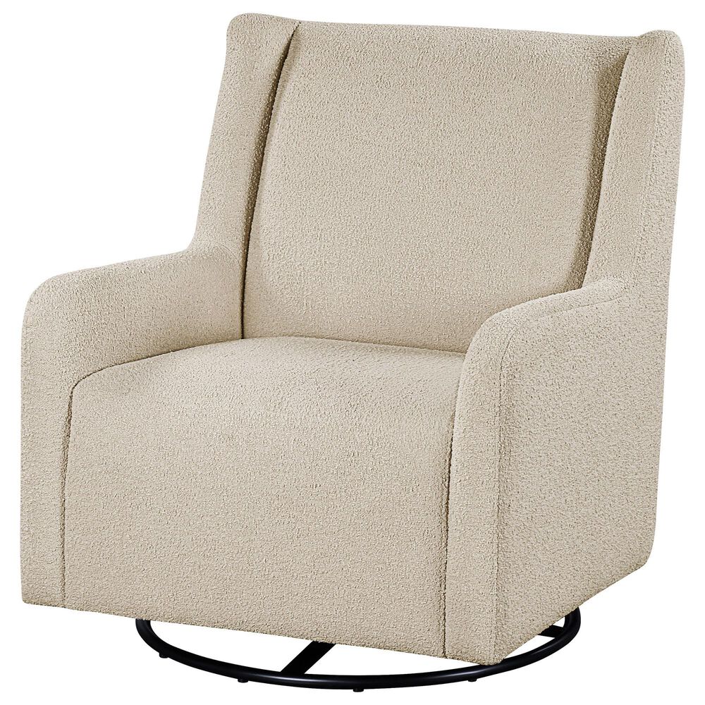 Coaster Serra Swivel Glider Chair in Sandy Beige, , large