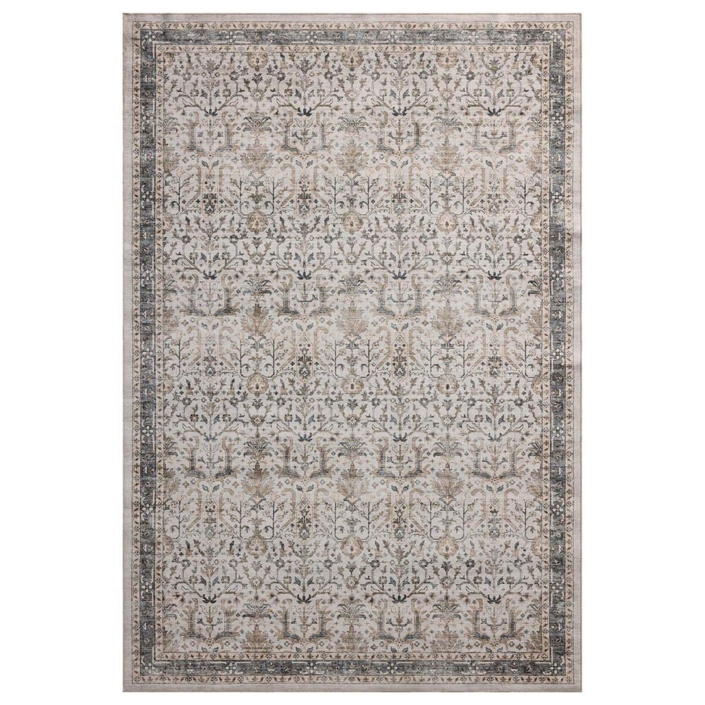 Loloi II Anniston Ivory and Stone 7"6" x 9"6" Area Rug, , large