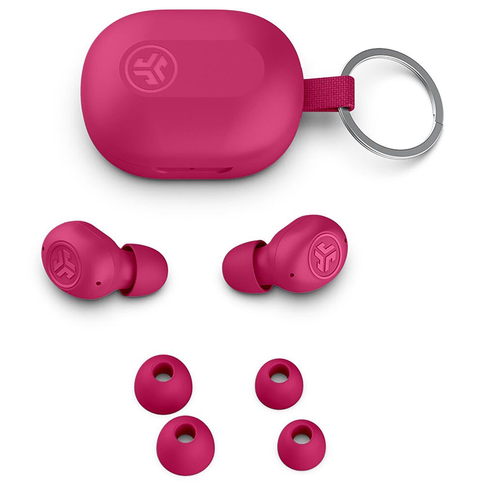 JLab JBuds Mini True Wireless Earbuds in Magenta Pink, , large