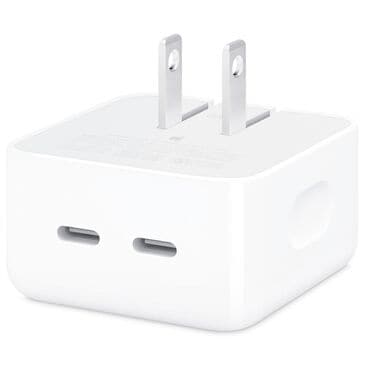Apple 35W Dual USB-C Port Compact Power Adapter in White, , large
