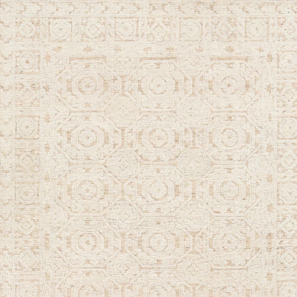 Surya Louvre LOU-2301 8&#39; Round Khaki and Cream Area Rug, , large