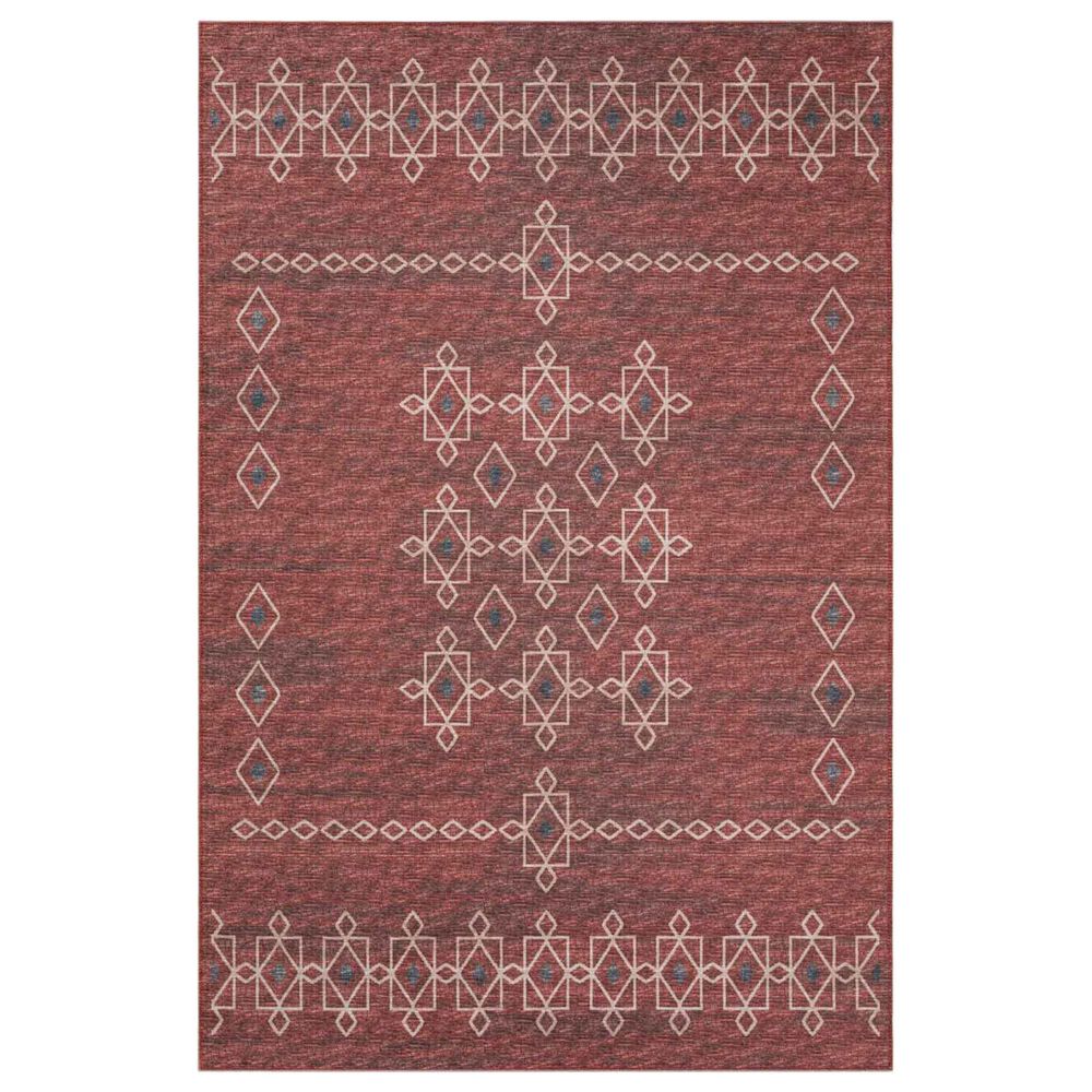 Dalyn Rug Company Sedona Southwestern 9" x 12" Paprika Indoor/Outdoor Area Performance Rug, , large