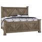 Viceray Collections Cool Rustic King Bed in Stone Grey, , large