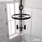 Hunter Belltown 4-Light Pendant in Natural Iron, , large