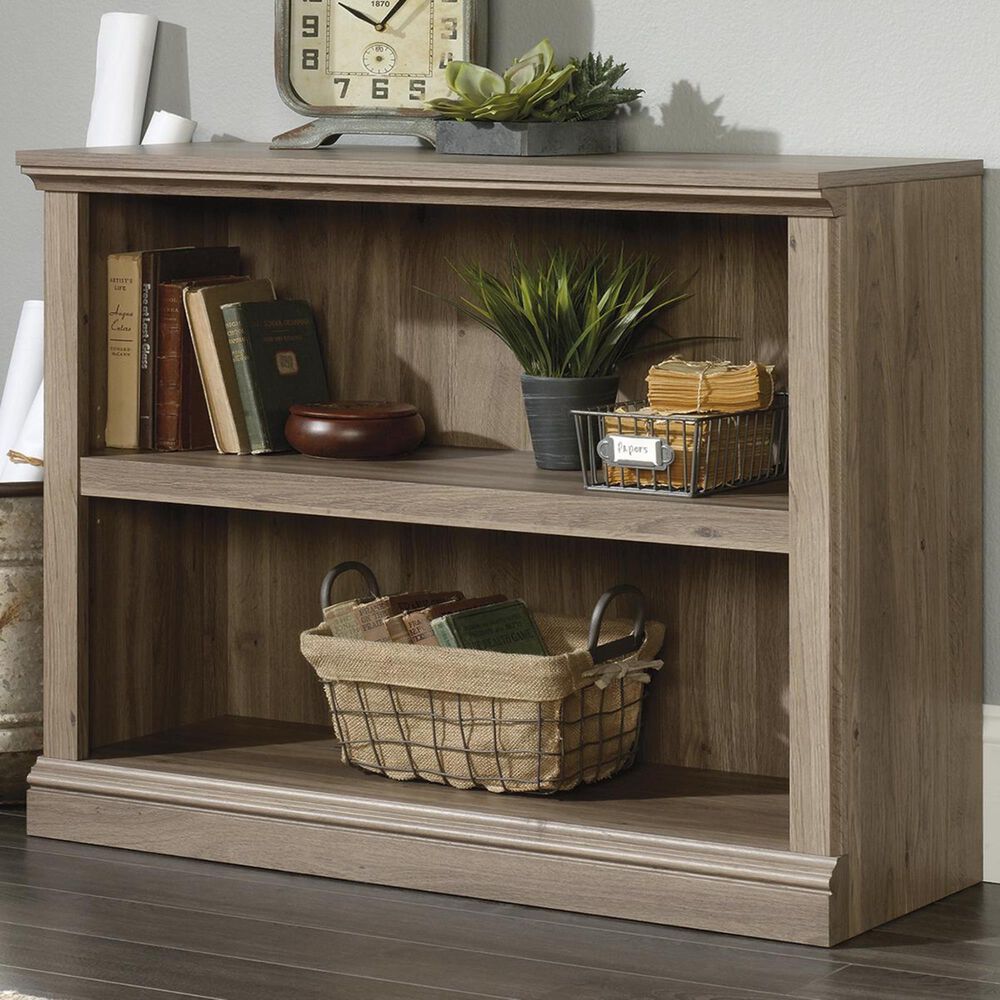 Sauder Select 2Shelf Bookcase in Salt Oak NFM