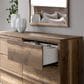 Ashley Chirason 62" 6-Drawer Dresser and Mirror in Brown, , large