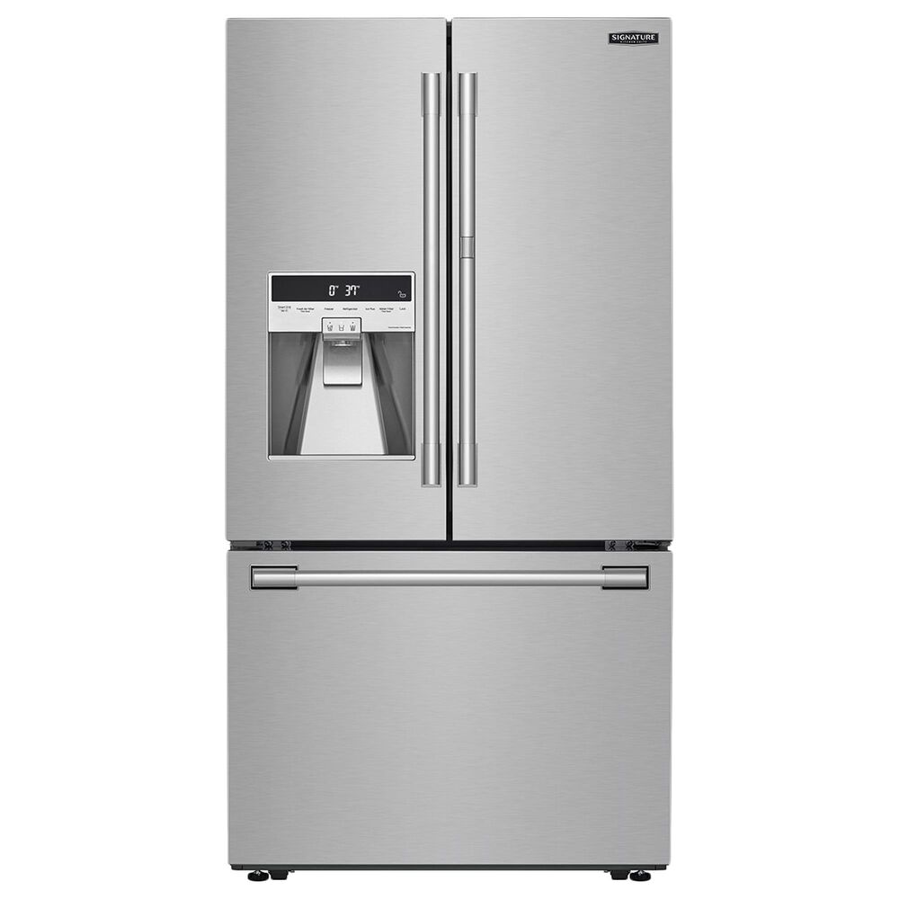 Signature Kitchen Suite 24 Cu.Ft. Counter-Depth French Door Refrigerator with Craft Ice in Stainless Steel, , large