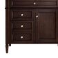 James Martin Vanities Brittany 36" Single Bathroom Vanity in Burnished Mahogany with 3 cm Parisien Bleu Quartz Top and Rectangular Sink, , large