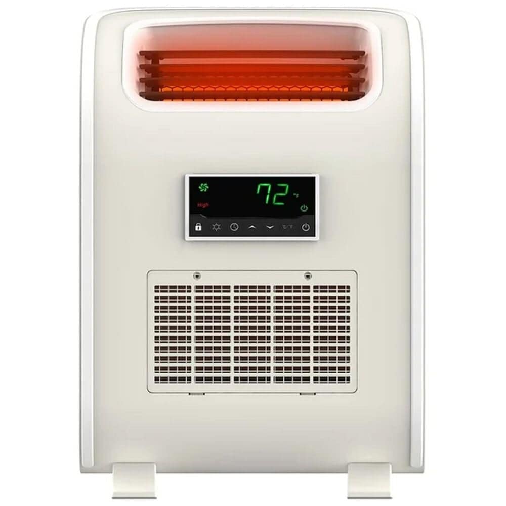 LifeSmart Slimline 3 Infrared Quartz Heater in White, , large