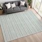 Dalyn Rug Company Soft Essentials Striped Sky 8" x 10" Indoor/Outdoor Area Rug, , large