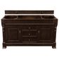 James Martin Vanities Brookfield 60" Single Bathroom Vanity in Burnished Mahogany with 3 cm Lime Delight Quartz Top and Rectangular Sink, , large
